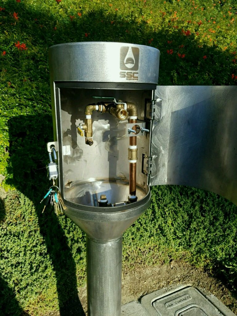 Blow off Water Sampling Equipment Steel Source Construction