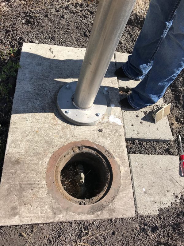 curb stop for shut off Steel Source Construction